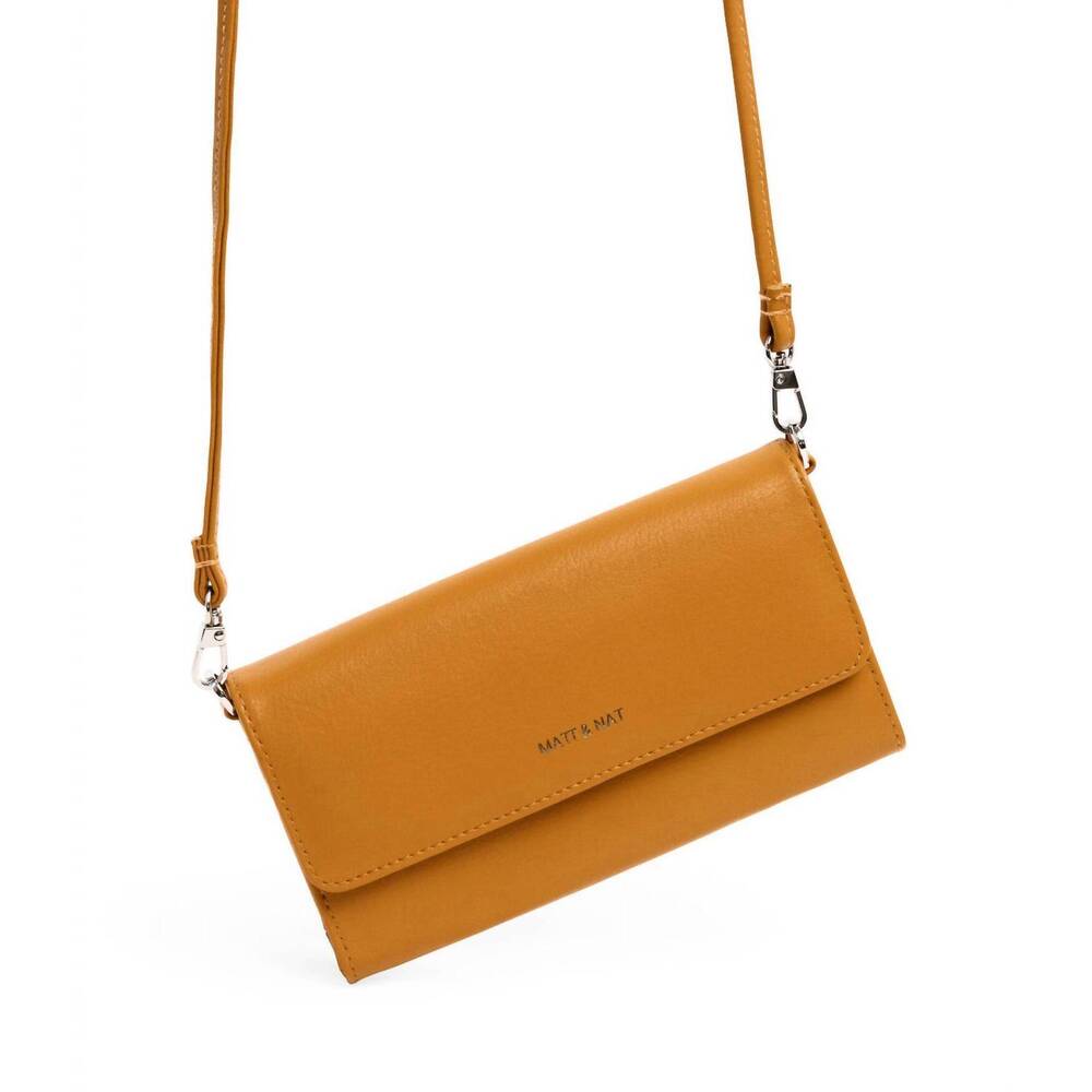 NEW MATT & NAT women's drew med vegan crossbody bag- arbor in marigold